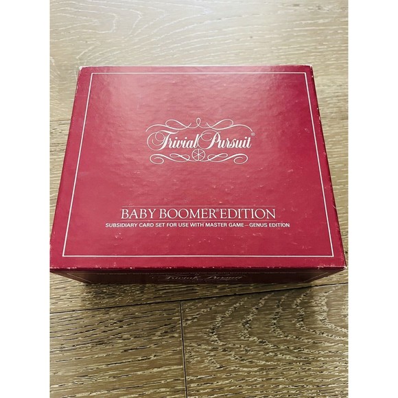 Trivial Pursuit Card Deck Baby Boomer Edition Set Vintage 1983 FAST SHIPPING! - Picture 1 of 4